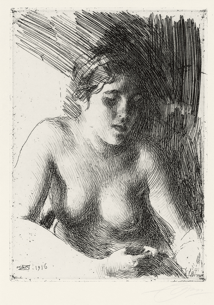  安德斯·莱奥纳德·佐恩 Anders Leonard Zorn —— 佐恩(素描) (114)